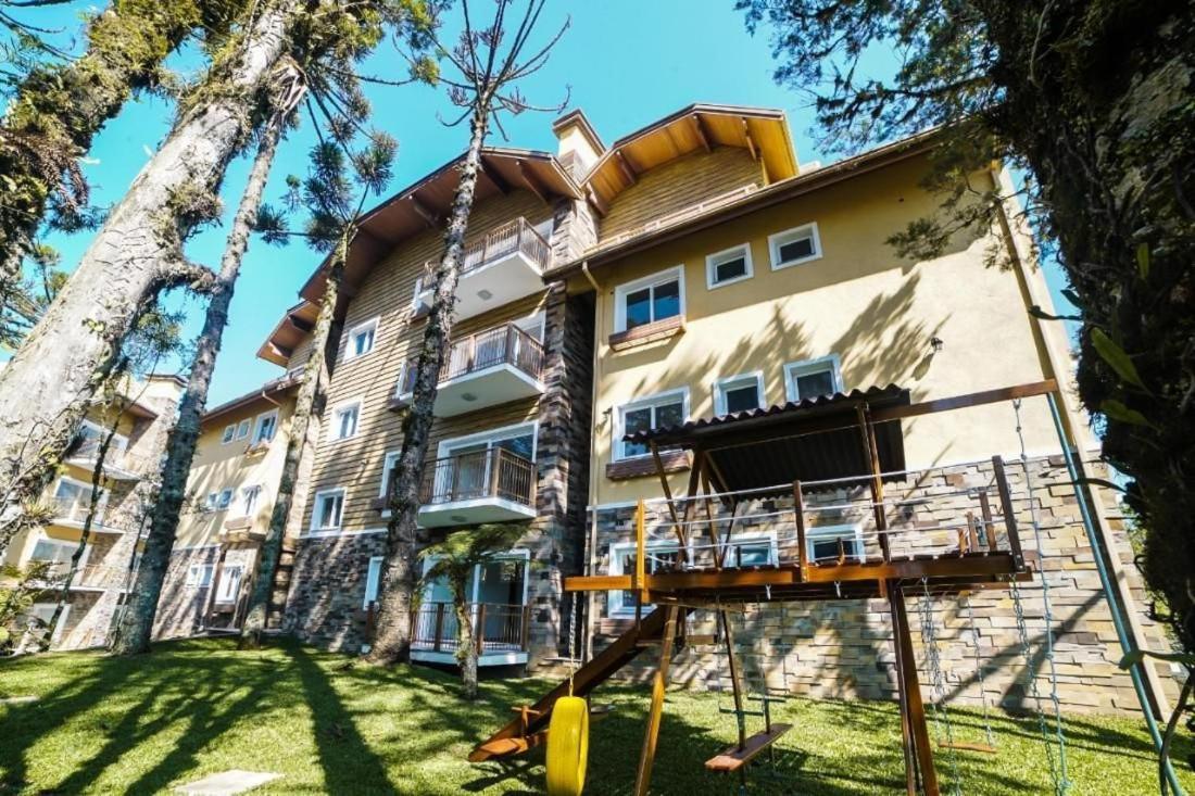 Apto 103 B,2, Proximo A Museus E Restaurantes, Condominio Com Piscina Aquecida. Gramado Exterior foto